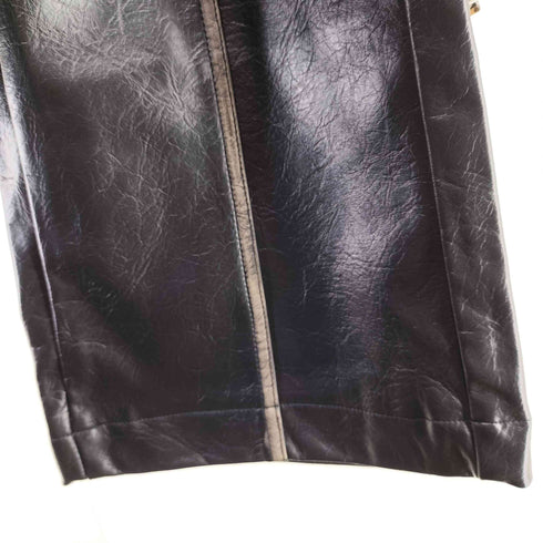 ジーナシス JEANASIS シームブリーチレザーライクパンツ レディース JPN:M